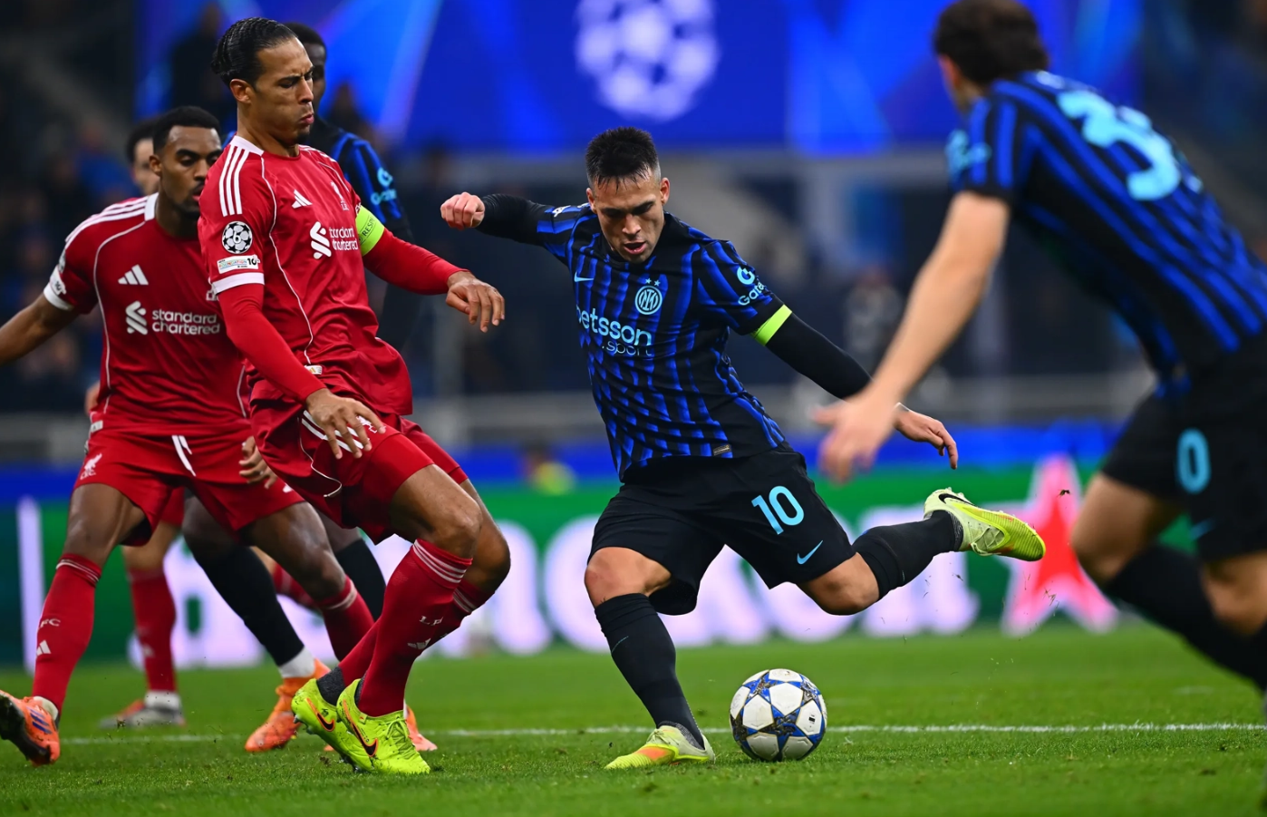 Inter Milan vs Liverpool (03:00  10/12) | Xem lại trận đấu